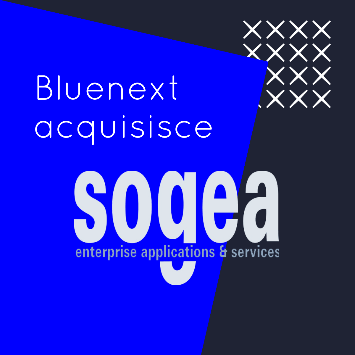 Bluenext acquisisce Sogea - Bluenext