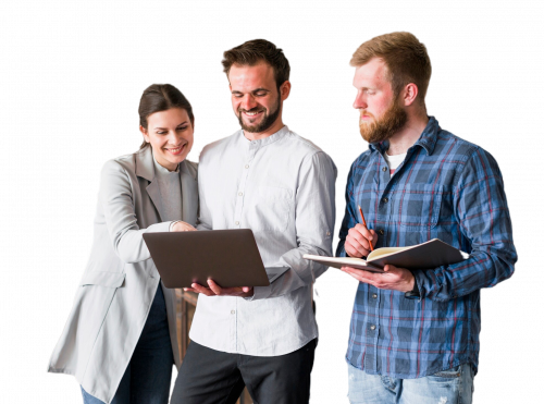 happy-businesspeople-working-together-project-office happy-businesspeople-working-together-project-office