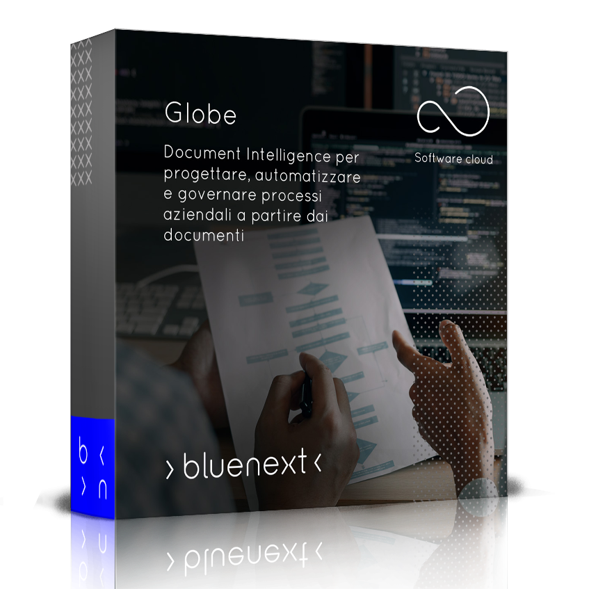 Globe software documentale Bluenext box di anteprima