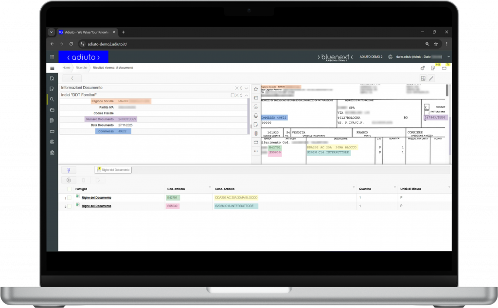 AI Data Extraction: il modulo Adiuto per trasformare i documenti in processi aziendali attivi